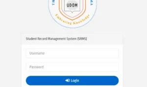 udom sr2 login