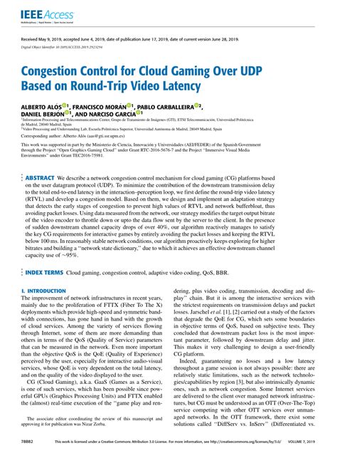 Udp Congestion Control