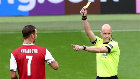 uefa italy yellow card player