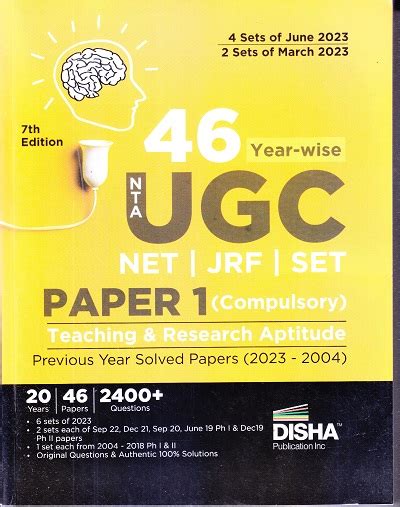 Read Online Ugc Net Jrf Set Previous Years Question Papers Solved Book 