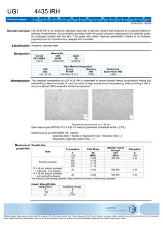 Ugi 4435 Irh Ugitech