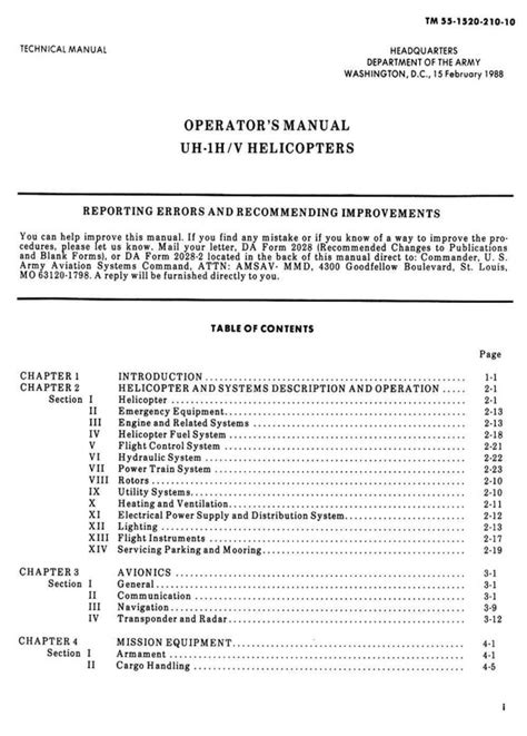 uh 1h operators manual