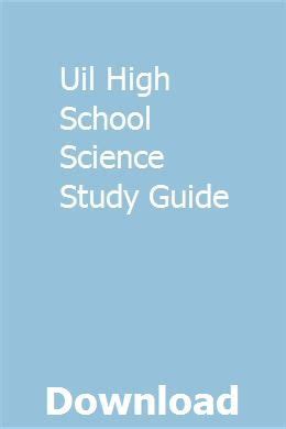 Read Uil Science Study Guide 