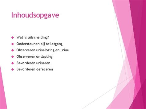 uitscheiding bevorderen