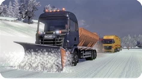 uk truck simulator snow mod