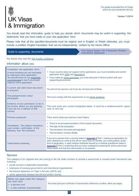 Read Online Ukba Supporting Documents 