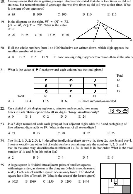 Read Online Ukmt Challenge Intermediate Paper 