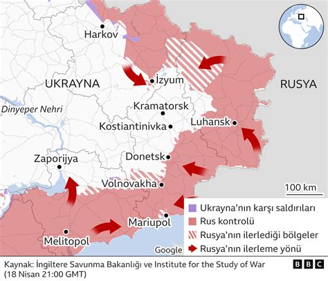 ukrayna rusya savaş haritası