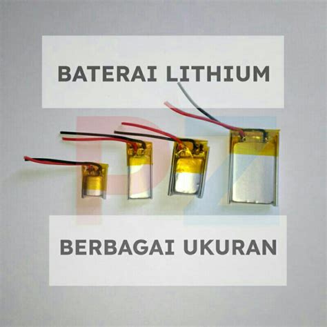 ukuran baterai lithium