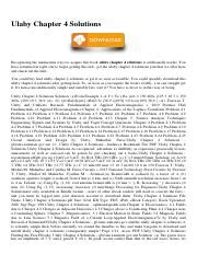 Download Ulaby Chapter 4 Solutions 