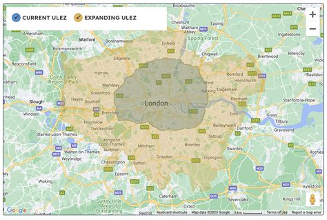 Ulez Expansion 2023 Map