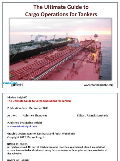 Ultimate Guide To Cargo Operations For Tankers