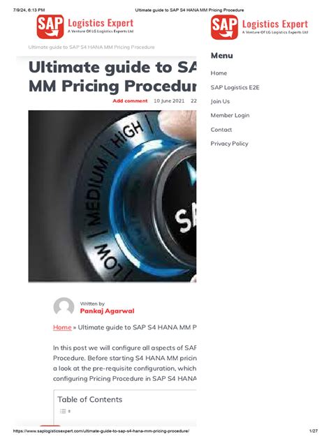 Ultimate Sap Pricing Guide Pdf Ncpdev