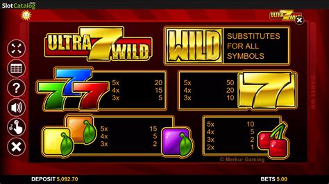 ultra 7 wild slot mybu canada