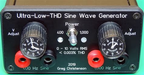ultra low distortion sine generator