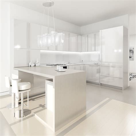 Ultra Modern White Kitchen