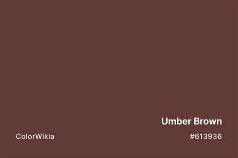 umber color