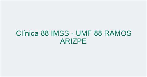 Umf 88 Imss