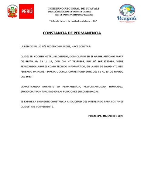 una forma de permanencia