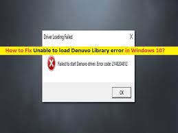 unable to load the denuvo library 해결