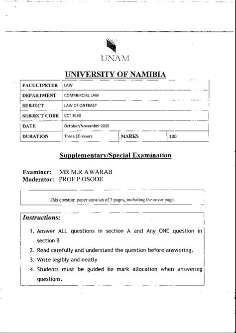 Download Unam Question Papers 