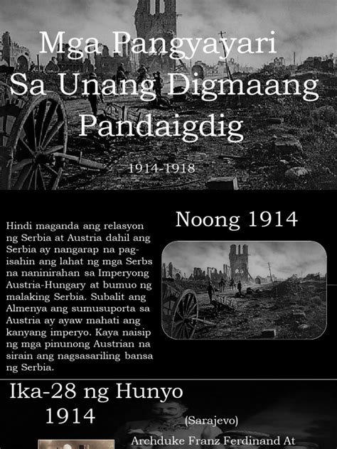 Unang Digmaang Pandaigdig Scribd Com