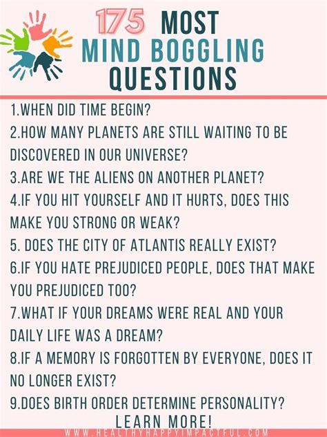 unanswerable questions of life