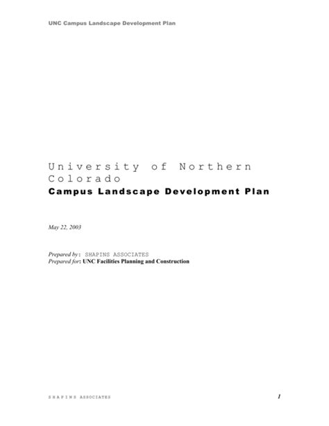 Full Download Unc Campus Landscape Design Guidelines University Of 