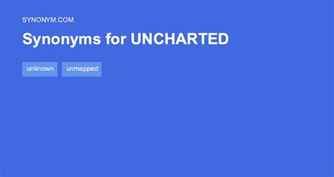 uncharted antonyms