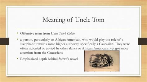 Uncle Tom Meaning