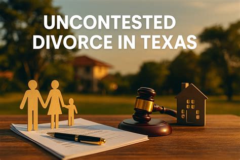 uncontested divorce in texas