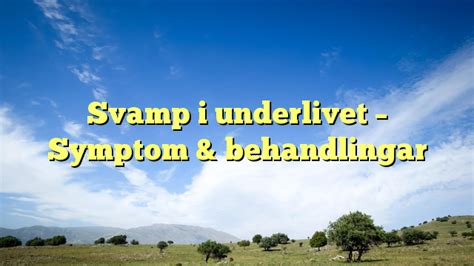 under svamp