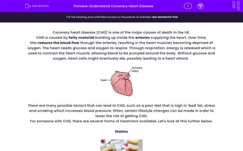 Understand Coronary Heart Disease Worksheet Edplace Heart Disease Worksheet - Heart Disease Worksheet