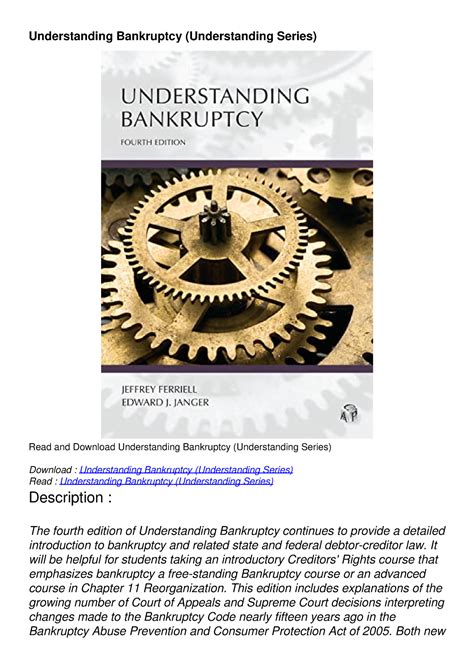 understanding bankruptcy