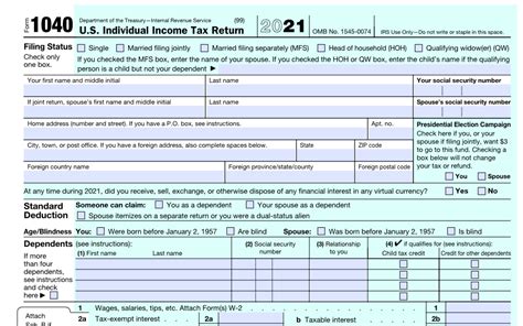 Understanding Taxes Downloads Irs Tax Forms Tax Worksheet For Students - Tax Worksheet For Students