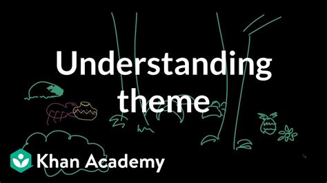 Understanding Theme Reading Video Khan Academy Theme Vs Topic Worksheet - Theme Vs Topic Worksheet