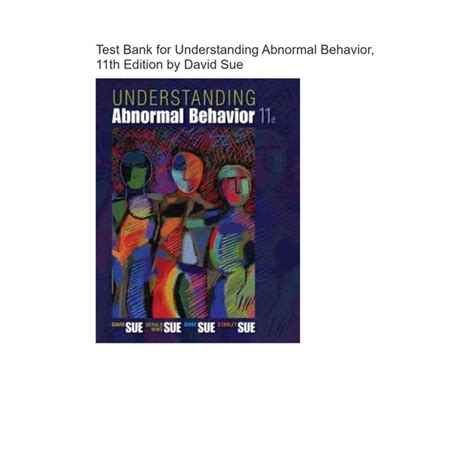 Read Online Understanding Abnormal Behavior 10Th Edition 