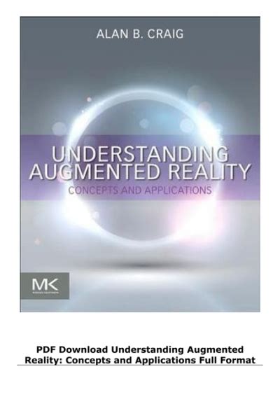 Read Online Understanding Augmented Reality Concepts And Applications Pdf 
