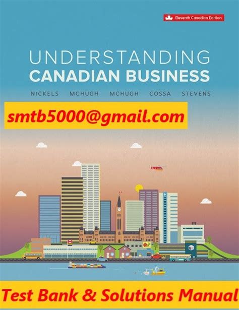 Full Download Understanding Canadian Business 