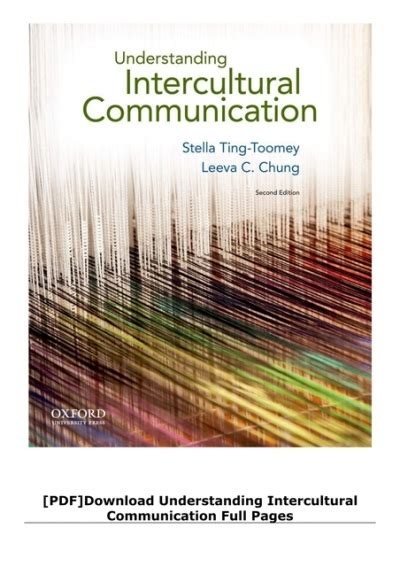 Download Understanding Intercultural Communication Suderman J Pdf Book 