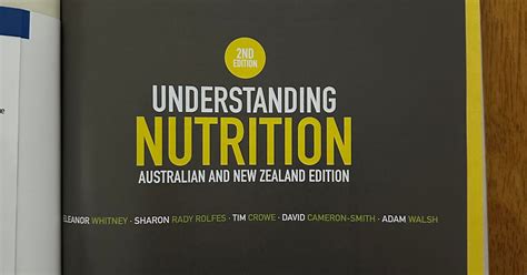 Read Online Understanding Nutrition Australian And 