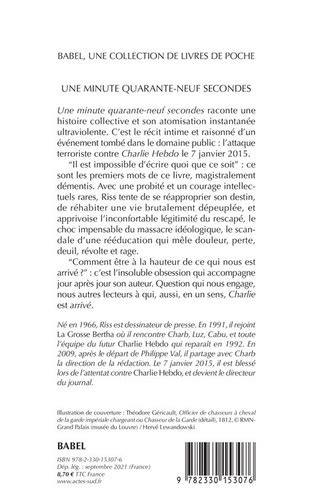 une minute quarante neuf secondes memoires journ