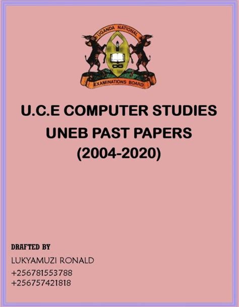 Read Uneb Past Papers For Computer Study 2013 