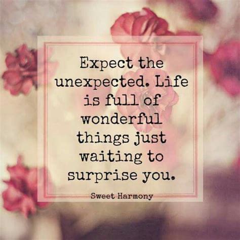 Unexpected Surprise Quotes