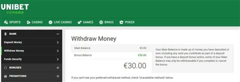 unibet casino withdraw ooec