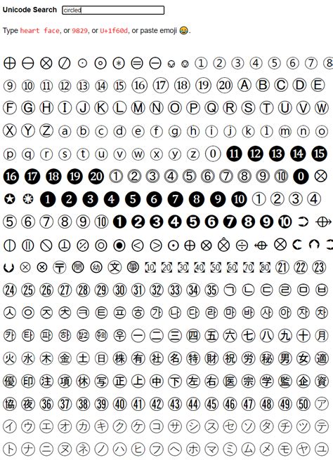 Unicode Circled Numbers ① ② ③ Xahlee Info Circle The Number That Is Greater - Circle The Number That Is Greater