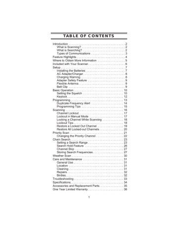 Read Uniden Bc60Xlt 1 Starter Guide 