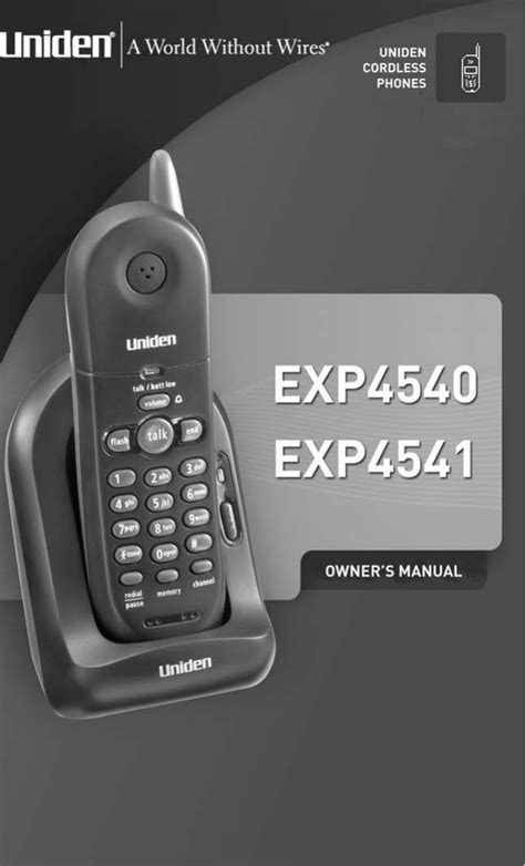 Full Download Uniden Exp4540 User Guide 