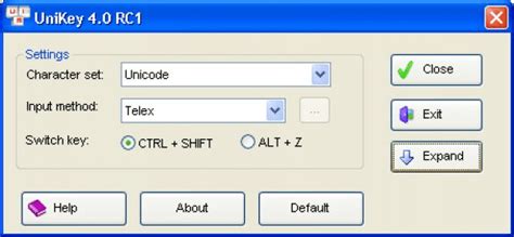 unikey 4 0 | UniKey 2025 Download UniKey cho Win 10