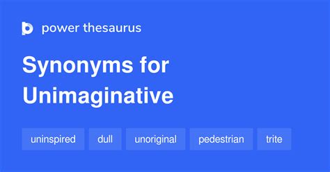 Unimaginative Synonym